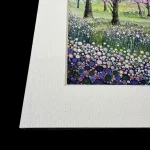 cherry blossom in a mount by Julia Tanner Art