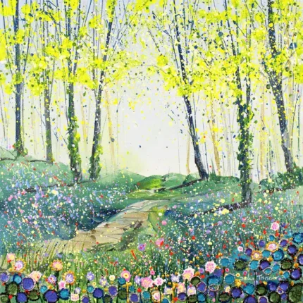 spring picture, an art print taken from a painting by Julia Tanner Art