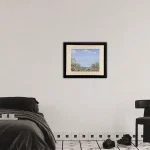 summer at the needles by Julia Tanner art in a black frame