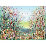 wildflower art greetings card and art print called summer meadow by Isle of Wight artist Julia Tanner