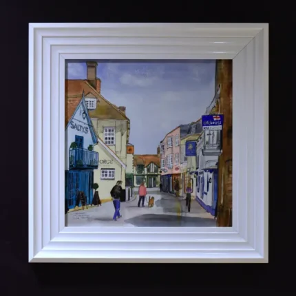 Yarmouth isle of wight painting by Julia Tanner