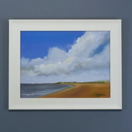 coastal painting called coastal study by Julia Tanner Art