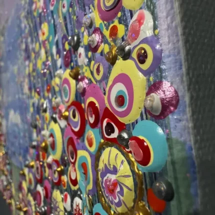 detail of come sail away by Isle of Wight artist Julia Tanner