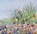 detail from summer at the needles by Isle of Wight artist Julia Tanner