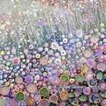 detail from twilight stroll by Isle of Wight artist Julia Tanner
