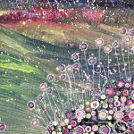 detail of Tennyson Down by Isle of Wight artist Julia Tanner