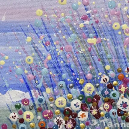 detail of lazy sunday stroll by Julia Tanner Art